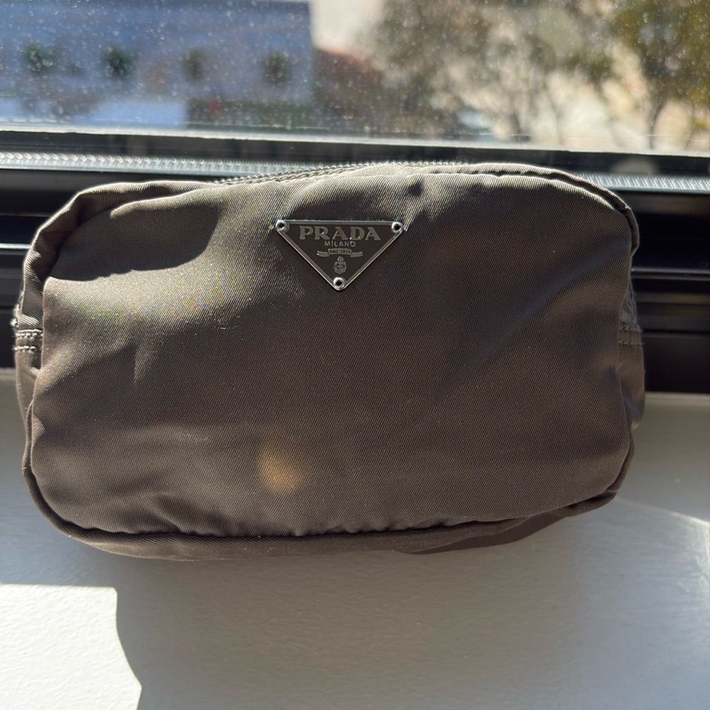Authentictic Prada Small Nylon Make-up Pouch